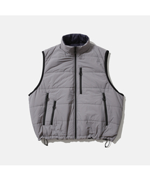 MOIF（モイフ）の「[AW25] REVERSIBLE PUFF VEST / CLOUD GRAY/NAVY（ダウンベスト）」