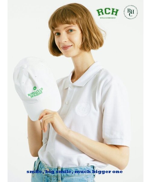 RCH Enbrem пике‑кардиган короткий рукав T‑shirt белый