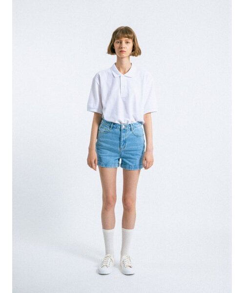 ROYAL CLUB HOLIDAY(ロイヤルクラブホリデー)の「RCH エンブレム ピケ カラー 半袖Tシャツ ホワイト(ポロシャツ・レディース・ホワイト・SMALL/MEDIUM/LARGE)」の8枚目の写真