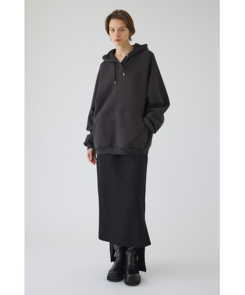 RIM.ARK（リムアーク）の「Big hoodie sweat tops ビッグフーディースウェットトップス（スウェット・レディース・ネイビー/キナリ/グレー・FREE）」の2枚目の写真