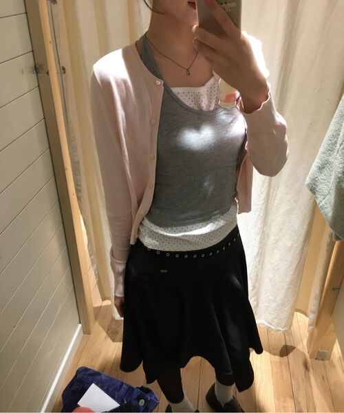 SYNERJYN(シナジン)の「EYELET UNBALANCED MIDI SKIRT BLACK(スカート・レディース・その他・MEDIUM/SMALL)」の6枚目の写真