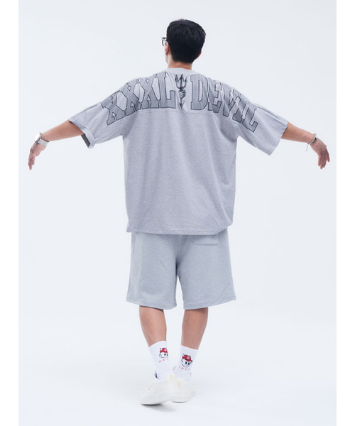 REMOVERSTUDIO（リムーバースタジオ）の「ビガーオーバーサイズTシャツ[グレー]（Tシャツ/カットソー・メンズ・その他・LARGE/X-LARGE/XX-LARGE/XXX-LARGE/XXXX-LARGE）」の4枚目の写真