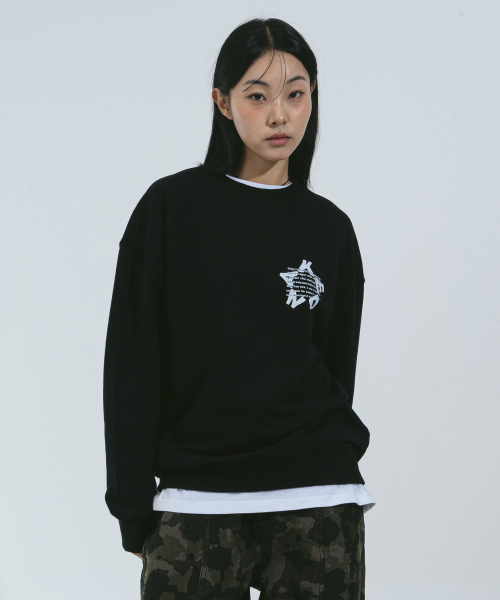 KENDA(ケンダ)の「KENDA STAR LOGO MTM (BLACK)(スウェット・レディース・ブラック・MEDIUM/LARGE/SMALL/X-LARGE)」の1枚目の写真