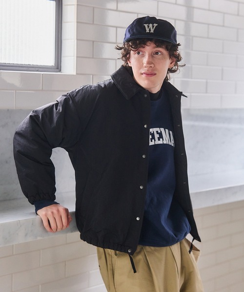 MAISON CLUB(メゾンクラブ)の「【MAISON CLUB】BalCollar Padding Blouson / バルカラー中綿ブルゾン KKP(ブルゾン・メンズ・ベージュ/ブラック/グレー・L/M)」の4枚目の写真