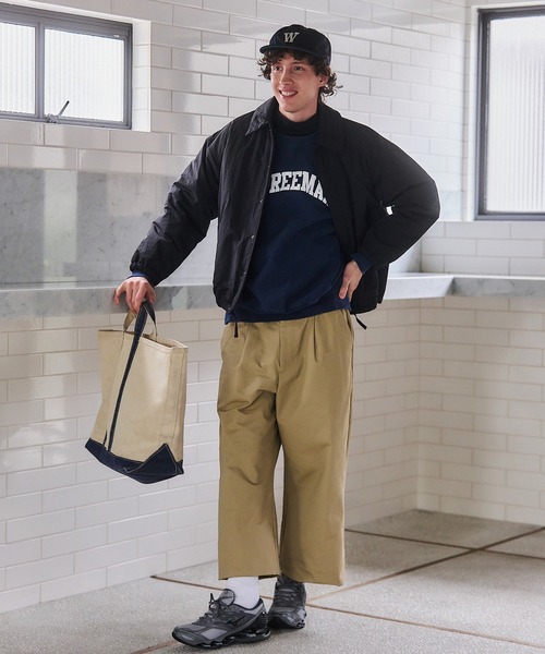 MAISON CLUB(メゾンクラブ)の「【MAISON CLUB】BalCollar Padding Blouson / バルカラー中綿ブルゾン KKP(ブルゾン・メンズ・ベージュ/ブラック/グレー・L/M)」の8枚目の写真