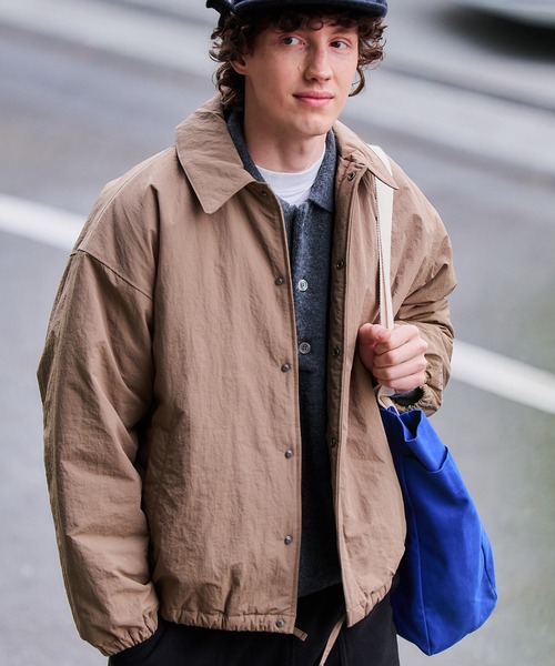 MAISON CLUB(メゾンクラブ)の「【MAISON CLUB】BalCollar Padding Blouson / バルカラー中綿ブルゾン KKP(ブルゾン・メンズ・ベージュ/ブラック/グレー・L/M)」の16枚目の写真
