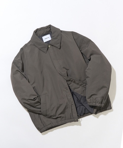 MAISON CLUB(メゾンクラブ)の「【MAISON CLUB】BalCollar Padding Blouson / バルカラー中綿ブルゾン KKP(ブルゾン・メンズ・ベージュ/ブラック/グレー・L/M)」の15枚目の写真