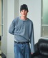 Elanque（エランク）の「waffle henly neck / ワッフルヘンリーネック（Tシャツ/カットソー・MEDIUM）」