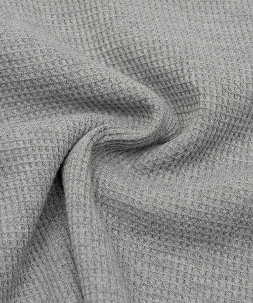 Elanque（エランク）の「waffle henly neck / ワッフルヘンリーネック（Tシャツ/カットソー・メンズ・グレー/ブラック/イエロー・MEDIUM/LARGE）」の16枚目の写真
