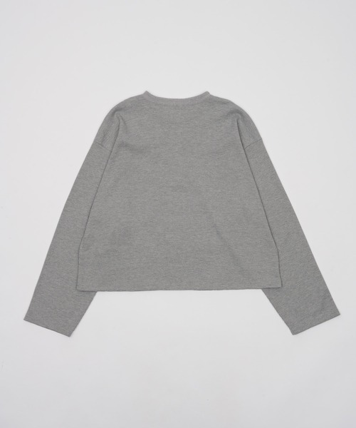 Elanque（エランク）の「waffle henly neck / ワッフルヘンリーネック（Tシャツ/カットソー・メンズ・グレー/ブラック/イエロー・MEDIUM/LARGE）」の17枚目の写真