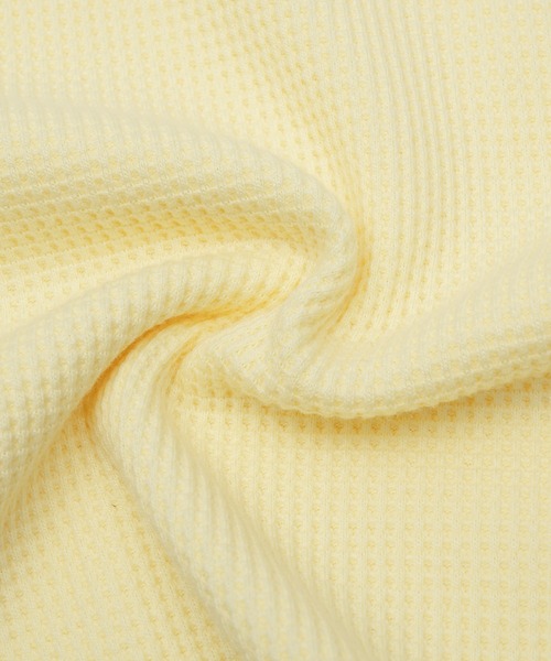 Elanque（エランク）の「waffle henly neck / ワッフルヘンリーネック（Tシャツ/カットソー・メンズ・グレー/ブラック/イエロー・MEDIUM/LARGE）」の19枚目の写真