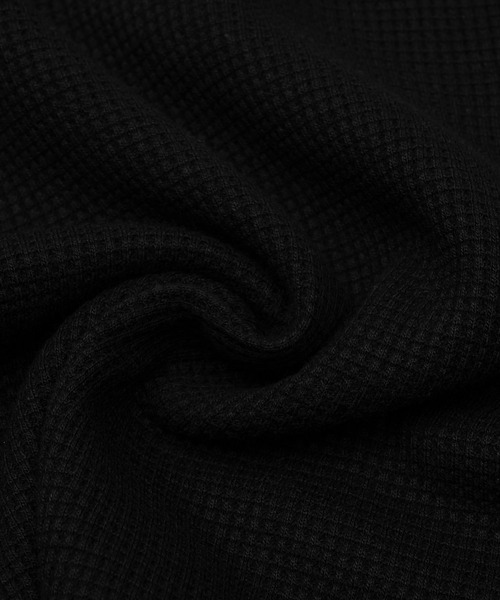 Elanque（エランク）の「waffle henly neck / ワッフルヘンリーネック（Tシャツ/カットソー・メンズ・グレー/ブラック/イエロー・MEDIUM/LARGE）」の13枚目の写真