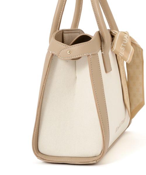 JILL by JILL STUART(ジルバイジルスチュアート)の「バイカラーコンビトート小(トートバッグ・レディース・ベージュ/グレー/ブラック・FREE)」の19枚目の写真