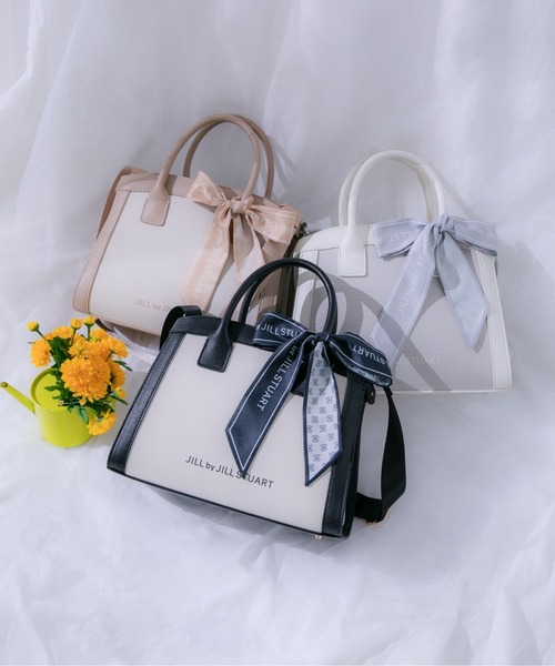 JILL by JILL STUART(ジルバイジルスチュアート)の「バイカラーコンビトート小(トートバッグ・レディース・ベージュ/グレー/ブラック・FREE)」の21枚目の写真