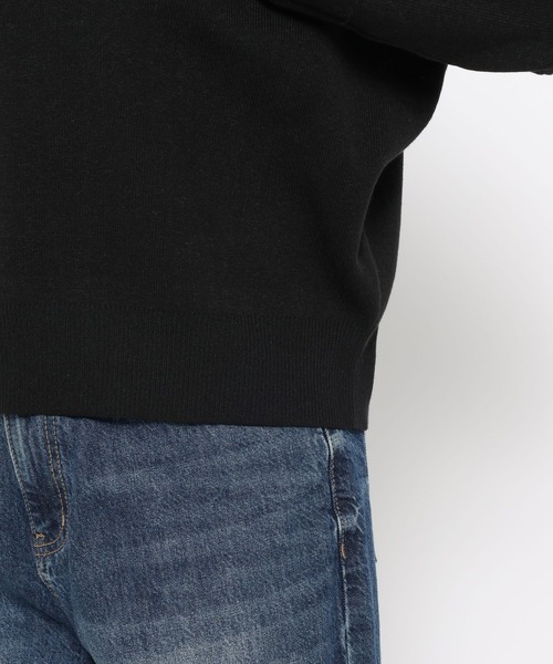 LOWRYS FARM（ローリーズファーム）の「バイカラーポロニットロングスリーブ　636126（ニット/セーター・レディース・グレー/ブラウン/ブラック・FREE）」の6枚目の写真