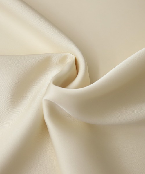 select MOCA by son（セレクトモカバイソン）の「ラウンドネックサテンロングワンピース【セットアップ対応】【by SON】（ワンピース・レディース・ブラウン/アイボリー/ブラック・MEDIUM/LARGE）」の11枚目の写真