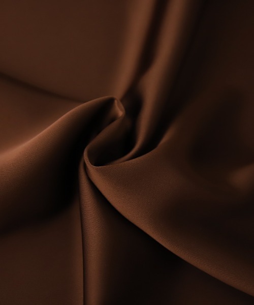 select MOCA by son（セレクトモカバイソン）の「ラウンドネックサテンロングワンピース【セットアップ対応】【by SON】（ワンピース・レディース・ブラウン/アイボリー/ブラック・MEDIUM/LARGE）」の12枚目の写真