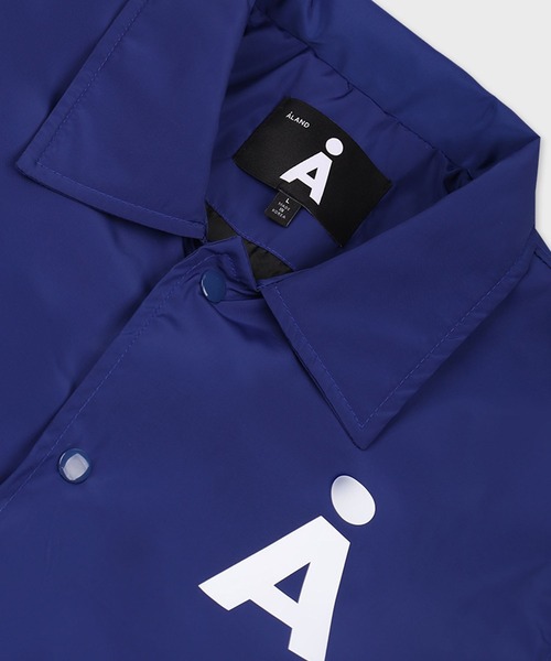 ALAND（エーランド）の「【UNISEX】ALAND／コーチジャケット（ブルゾン・レディース・ブラック/ブルー・LARGE/MEDIUM）」の17枚目の写真