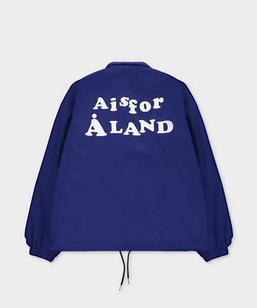 ALAND（エーランド）の「【UNISEX】ALAND／コーチジャケット（ブルゾン・レディース・ブラック/ブルー・LARGE/MEDIUM）」の10枚目の写真