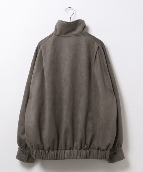 LEPSIM（レプシィム）の「フェイクスエードユルブルゾン　636607（ブルゾン・レディース・チャコールグレー/ライトベージュ/ブラック・FREE）」の4枚目の写真