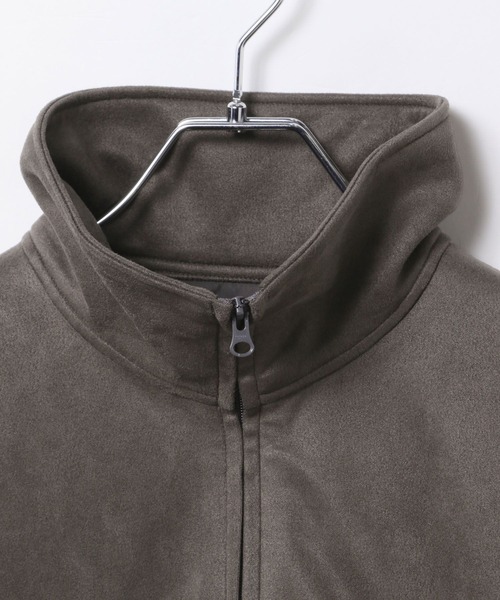 LEPSIM（レプシィム）の「フェイクスエードユルブルゾン　636607（ブルゾン・レディース・チャコールグレー/ライトベージュ/ブラック・FREE）」の5枚目の写真