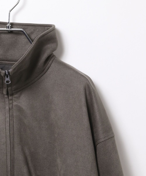 LEPSIM（レプシィム）の「フェイクスエードユルブルゾン　636607（ブルゾン・レディース・チャコールグレー/ライトベージュ/ブラック・FREE）」の6枚目の写真