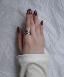 Ms.yuu by Nothing And Others（ミスユーバイナッシングアンドアザーズ）の「【AKB48 千葉恵里さん着用】Ms.yuu by Nothing And Others/マルチラインリング（リング）」