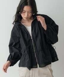 GALLEST | シャーリングペプラムブルゾン(ブルゾン)