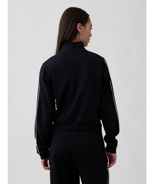 GAP(ギャップ)の「フレンチテリー GAP1969ロゴ トラックジャケット(スウェット・レディース・グレー/ブラック・XXS/XL/M/XS/S/L)」の11枚目の写真