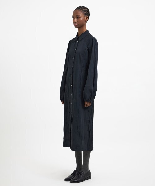 YOUTH(ユース)の「Side-Slit Shirt Dress - Black(ワンピース・レディース・その他・S/M)」の3枚目の写真