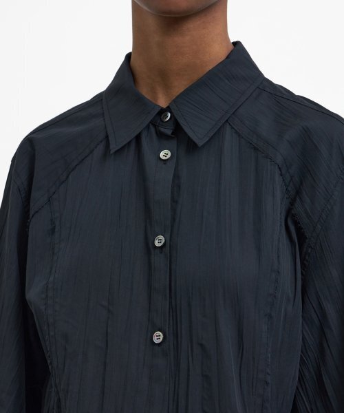 YOUTH(ユース)の「Side-Slit Shirt Dress - Black(ワンピース・レディース・その他・S/M)」の6枚目の写真