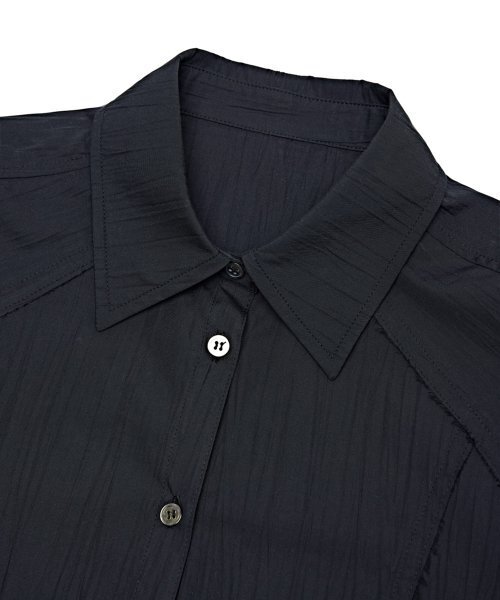 YOUTH(ユース)の「Side-Slit Shirt Dress - Black(ワンピース・レディース・その他・S/M)」の10枚目の写真