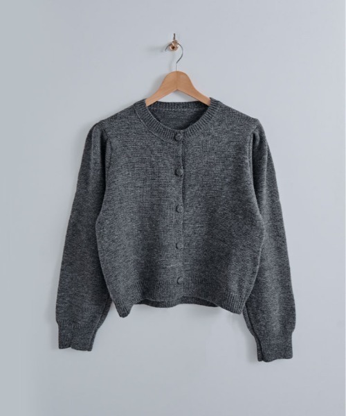 kirakiraShop(キラキラショップ)の「クルーネック ニット カーディガン セットアップ(ニット/セーター・レディース・グレー/ブラック・FREE)」の18枚目の写真