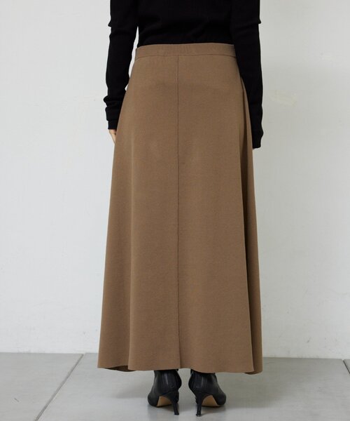 GALLARDAGALANTE(ガリャルダガランテ)の「【セットアップ対応】ニットフレアスカート(スカート・レディース・チャコールグレー/グレイッシュベージュ・FREE)」の18枚目の写真