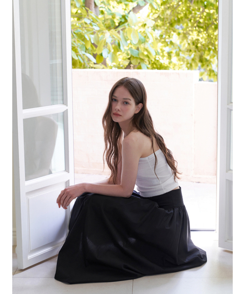 KINDABABY(カインダベイビー)の「baby ribbon tube top - white(その他トップス・レディース・ホワイト・FREE)」の3枚目の写真
