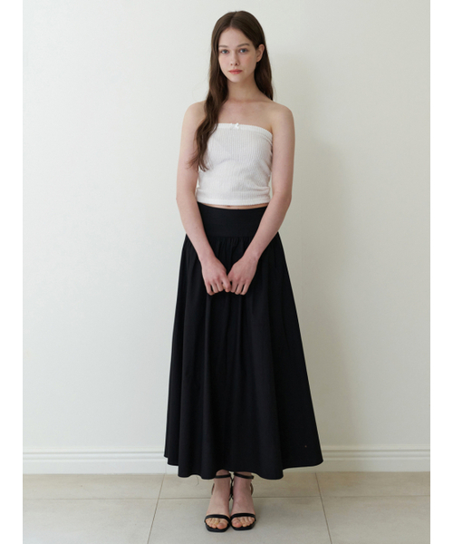 KINDABABY(カインダベイビー)の「baby ribbon tube top - white(その他トップス・レディース・ホワイト・FREE)」の6枚目の写真