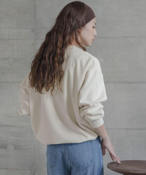 URBAN RESEARCH Sonny Label(アーバンリサーチサニーレーベル)の「カットジョーゼットドロストプルオーバー(Tシャツ/カットソー・レディース・グレー系その他/ブラック/オフホワイト・FREE)」の16枚目の写真