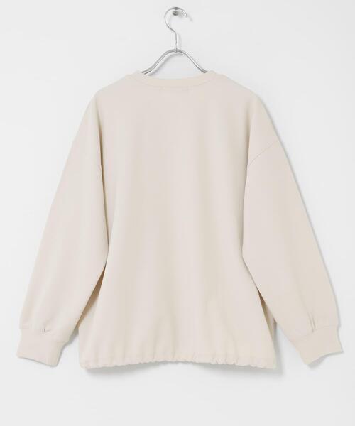 URBAN RESEARCH Sonny Label(アーバンリサーチサニーレーベル)の「カットジョーゼットドロストプルオーバー(Tシャツ/カットソー・レディース・グレー系その他/ブラック/オフホワイト・FREE)」の22枚目の写真