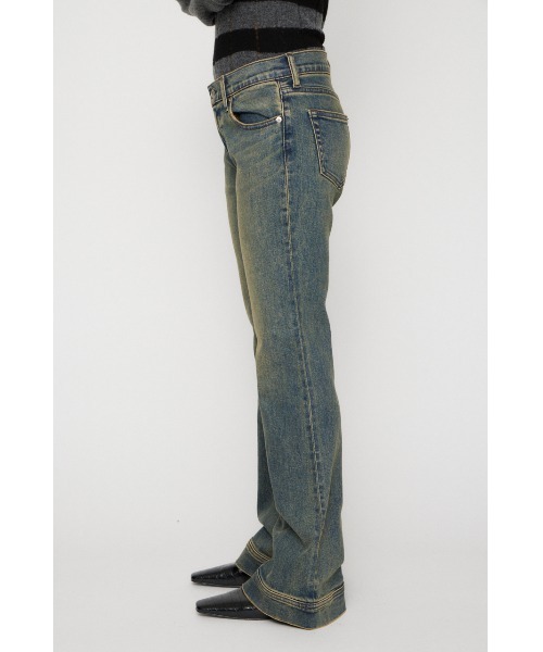 LAGUA GEM（ラグアジェム）の「LEDA LOW WAIST FLARE デニム（デニムパンツ・レディース・ブルー/ブラック・22inch/23inch/24inch/25inch/26inch）」の10枚目の写真