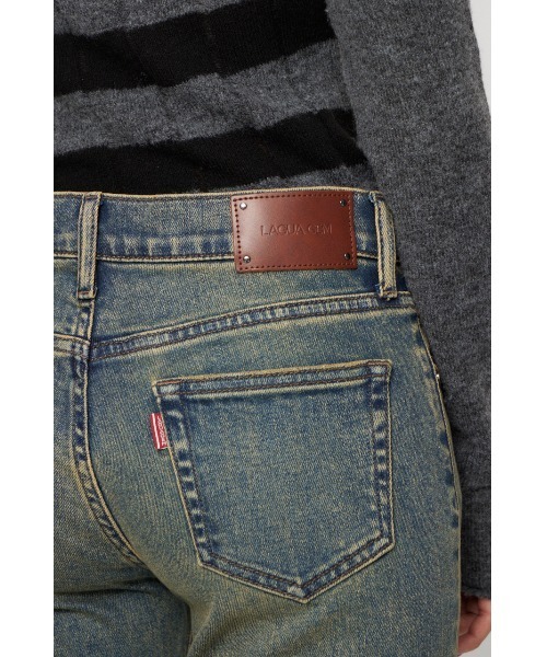 LAGUA GEM（ラグアジェム）の「LEDA LOW WAIST FLARE デニム（デニムパンツ・レディース・ブルー/ブラック・22inch/23inch/24inch/25inch/26inch）」の14枚目の写真