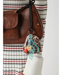 LILY BROWN | ハートモチーフキーチャーム<キーリング付き>(キーケース/キーアクセサリー)