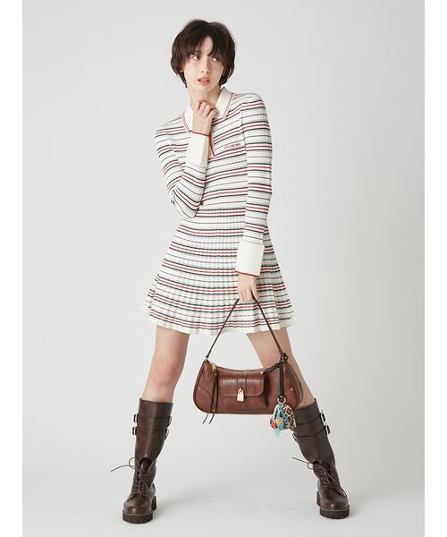 LILY BROWN（リリーブラウン）の「ハートモチーフキーチャーム<キーリング付き>（キーケース/キーアクセサリー・レディース・ブラック/レッド/レオパード・F）」の14枚目の写真