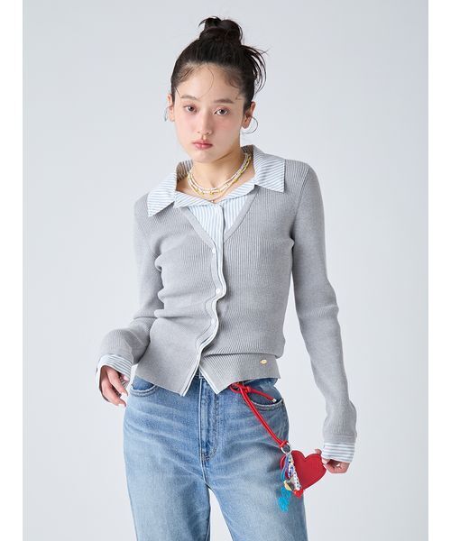 LILY BROWN（リリーブラウン）の「ハートモチーフキーチャーム<キーリング付き>（キーケース/キーアクセサリー・レディース・ブラック/レッド/レオパード・F）」の15枚目の写真