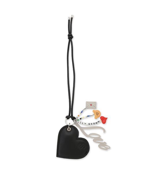 LILY BROWN（リリーブラウン）の「ハートモチーフキーチャーム<キーリング付き>（キーケース/キーアクセサリー・レディース・ブラック/レッド/レオパード・F）」の19枚目の写真