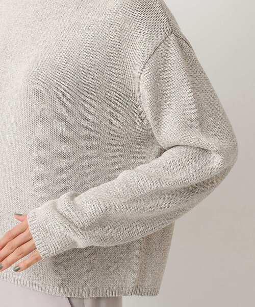 UNTITLED（アンタイトル）の「【洗える/光沢感】ファンシーヤーンニット（ニット/セーター・レディース・ナチュラル/ライトブルー/ライトグレー/ベビーピンク・00/04/44/48/02）」の18枚目の写真