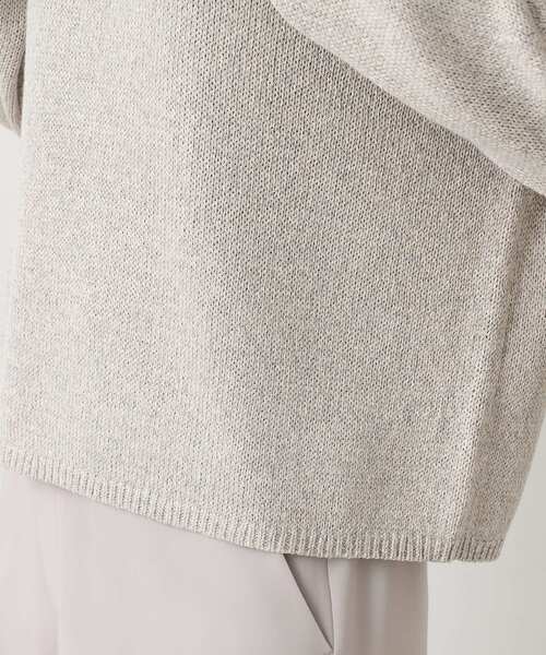 UNTITLED（アンタイトル）の「【洗える/光沢感】ファンシーヤーンニット（ニット/セーター・レディース・ナチュラル/ライトブルー/ライトグレー/ベビーピンク・00/04/44/48/02）」の19枚目の写真