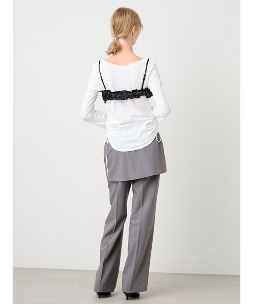 SORIN（ソリン　）の「Satin Gathered Bra Top/サテン ギャザーブラトップ（チューブトップ・レディース・ブラック/ライトピンク/ミント・38）」の11枚目の写真