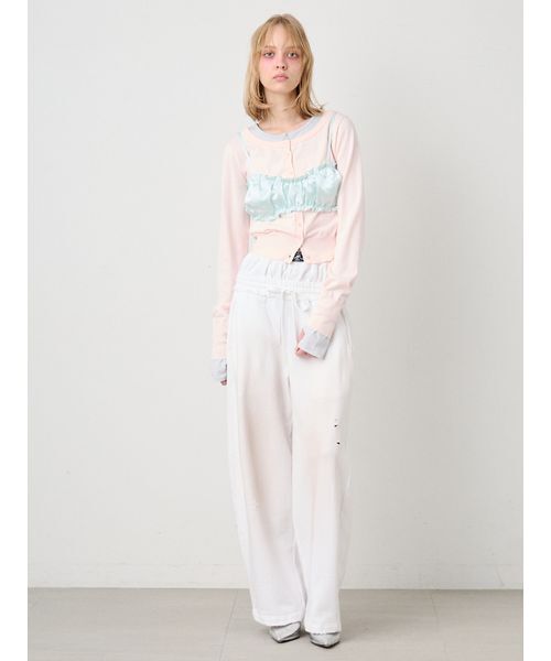 SORIN（ソリン　）の「Satin Gathered Bra Top/サテン ギャザーブラトップ（チューブトップ・レディース・ブラック/ライトピンク/ミント・38）」の20枚目の写真