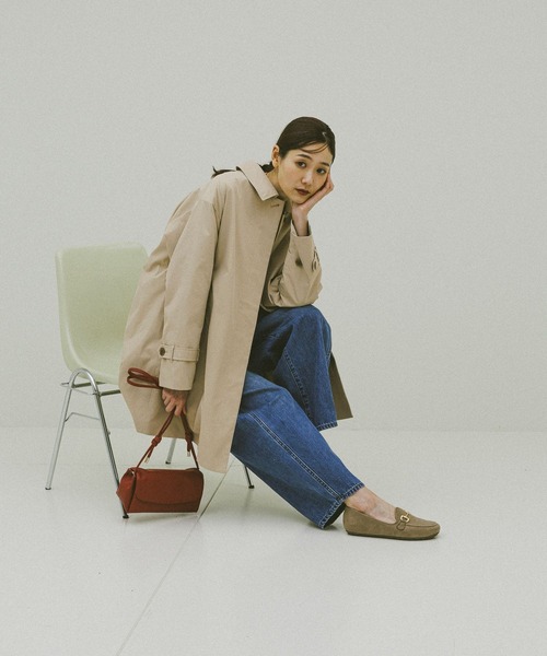 GLOBAL WORK(グローバルワーク)の「GOODデニムバレルパンツ/600980(デニムパンツ・レディース・ブラック/ネイビー/ブルー/サックスブルー・SMALL/X-SMALL/LARGE/MEDIUM)」の14枚目の写真