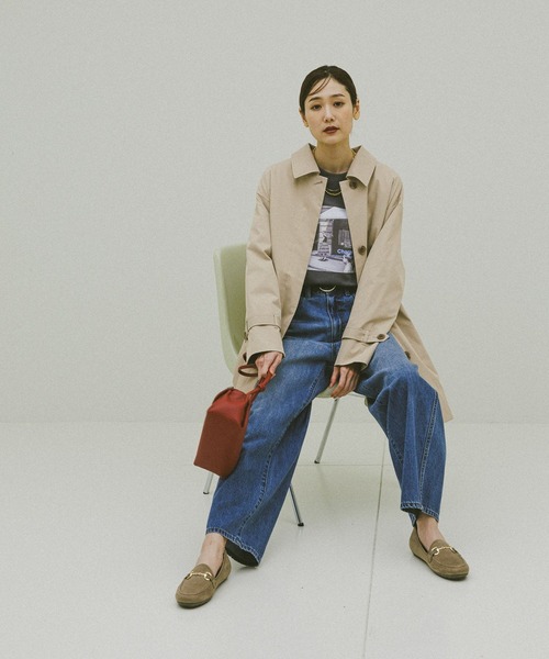 GLOBAL WORK(グローバルワーク)の「GOODデニムバレルパンツ/600980(デニムパンツ・レディース・ブラック/ネイビー/ブルー/サックスブルー・SMALL/X-SMALL/LARGE/MEDIUM)」の15枚目の写真